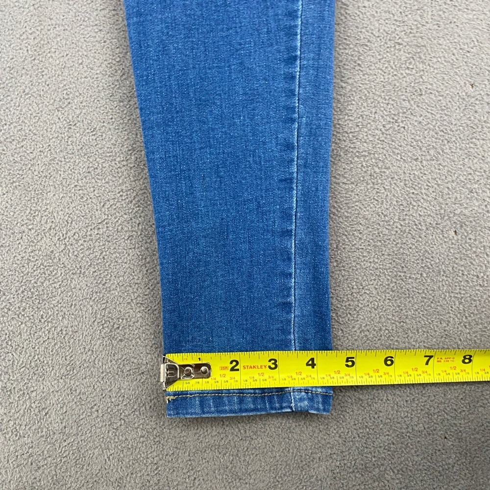 YMI Skinny Jeans Medium Wash Blue Mid Rise Stretch Denim Size 3/26 y2k 00s - Picture 10 of 11